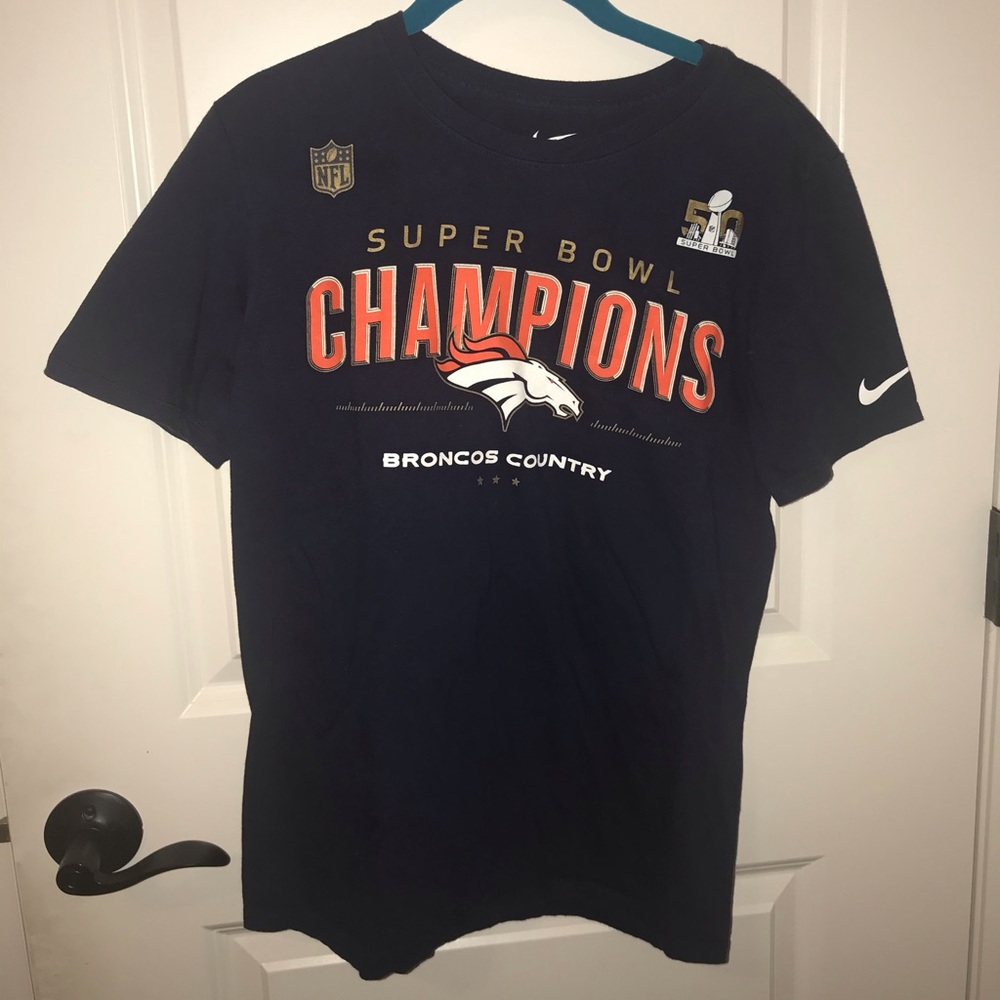 Nike S Denver Broncos Super Bowl 50 Champion shirt
